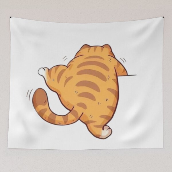 Item preview, cute clumsy cat designed and sold by Highpinch.