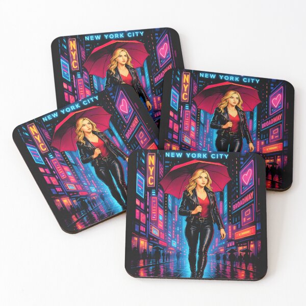 Item preview, Times Square / NYC Night Rain designed and sold by DarrenAshenOne.