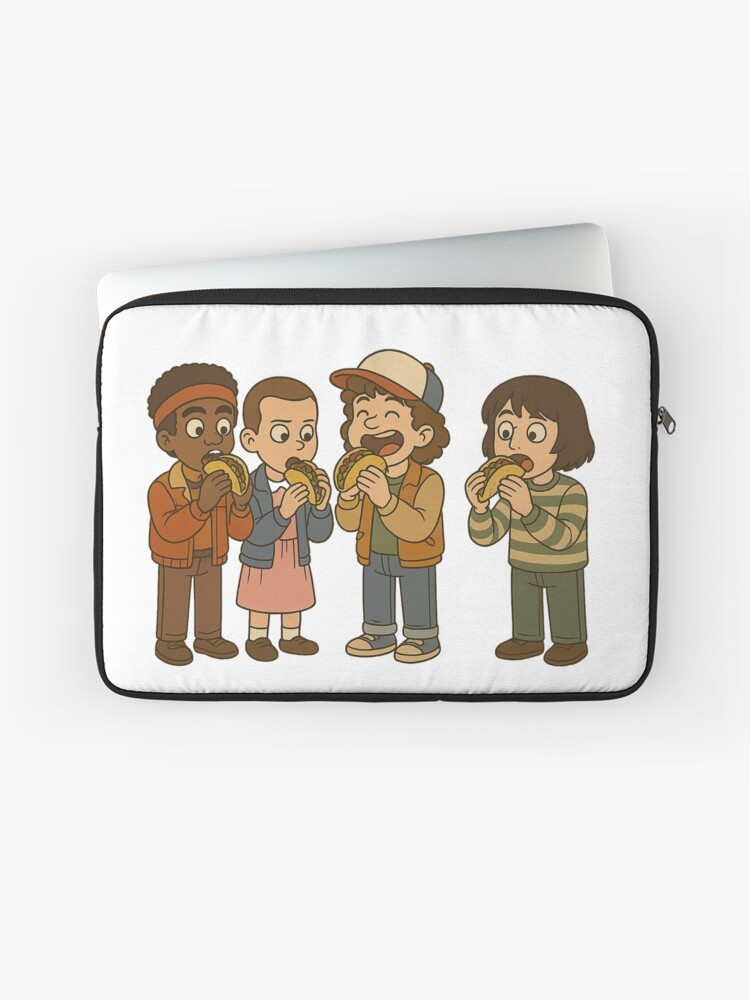 Thumbnail 1 of 2, Laptop Sleeve, Stranger Tacos designed and sold by SlashEmThreads.