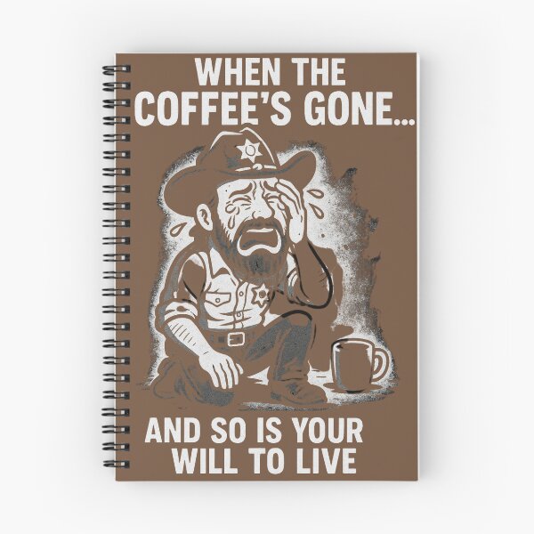 Item preview, Rick Cries Over Empty Coffee Cup – Walking Dead Parody designed and sold by BestDetailer.