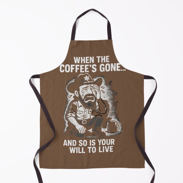 Item preview, Rick Cries Over Empty Coffee Cup – Walking Dead Parody designed and sold by BestDetailer.