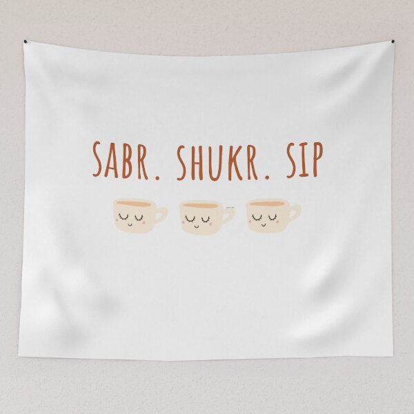 Item preview, Sabr Shukr Sip – Minimalist Islamic Tea Lover designed and sold by Sabr and Chai.