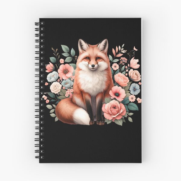 Item preview, Fox Aesthetic Floral Flower designed and sold by Kimberley King Art  King Art.