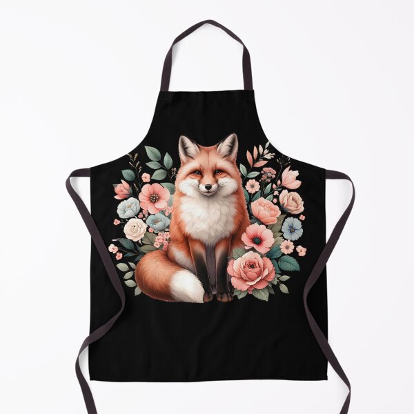Item preview, Fox Aesthetic Floral Flower designed and sold by Kimberley King Art King Art.