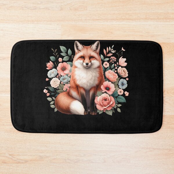 Item preview, Fox Aesthetic Floral Flower designed and sold by Kimberley King Art  King Art.