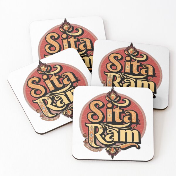 Item preview,  Vibrant "Sita Ram" Hindi Devotional T-Shirt Design designed and sold by KumarDesignLab.