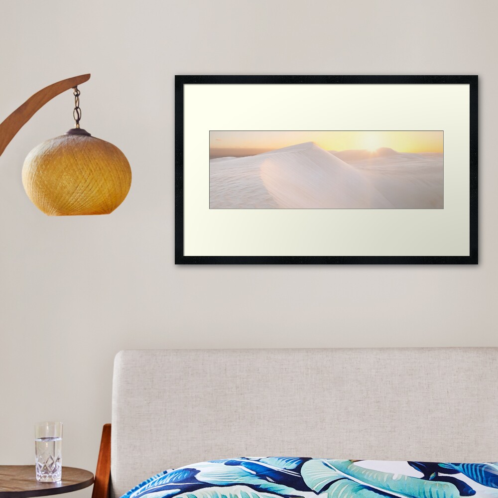 Gunyah Beach Sand Dunes, Coffin Bay, South Australia Framed Art Print