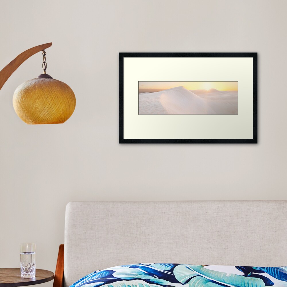 Gunyah Beach Sand Dunes, Coffin Bay, South Australia Framed Art Print