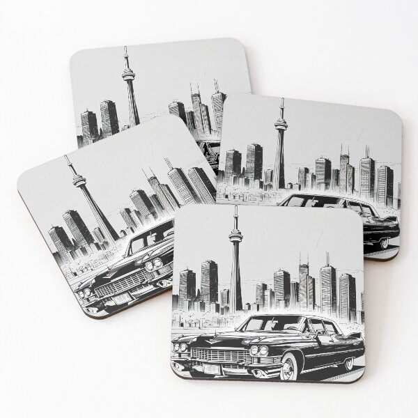 Item preview, Toronto Drive – Manga Cadillac Art designed and sold by ZipZapArt.