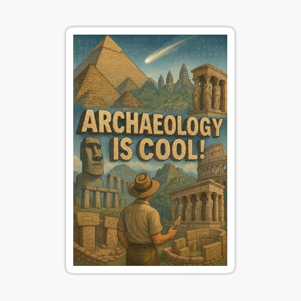 Item preview, Copy of Archaeology is Cool! - Number 3 designed and sold by GrassoGraphics.