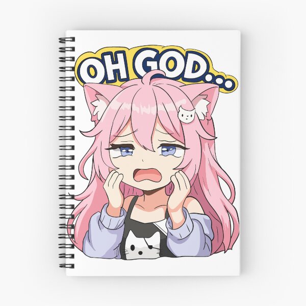 Item preview, Nyatasha Nyanners Mario Party Style Sticker "OH GOD" designed and sold by Fresh Oshi Pressed.