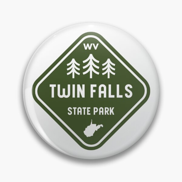 Artikelvorschau, Twin Falls State Park West Virginia Raute entworfen und verkauft von bivenart.