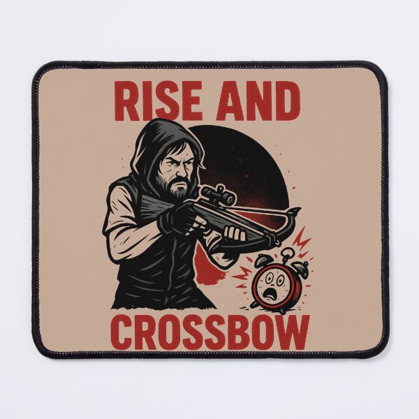 Item preview, Rise and Crossbow – Walking Dead Parody Zombie Cartoon Art designed and sold by BestDetailer.