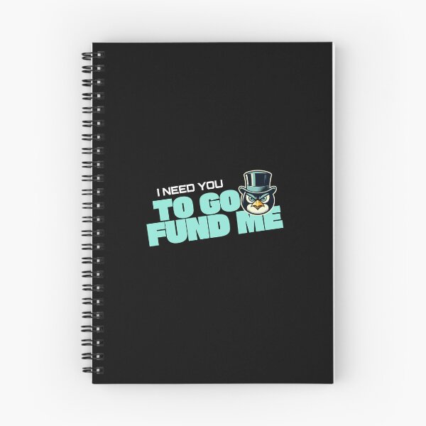 Item preview, Penguin - "I NEED YOU TO GO FUND ME" Funny Retro Tee designed and sold by Highway45nz.