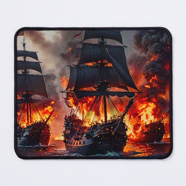 Item preview, Sea Battle Pirate Ships designed and sold by Gotcha29.