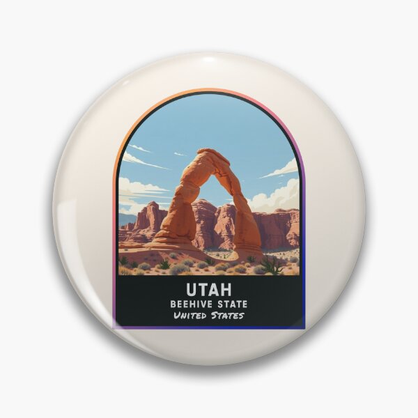 Artikelvorschau, Utah (UT), Bundesstaat der Vereinigten Staaten von Amerika entworfen und verkauft von PinkandP.