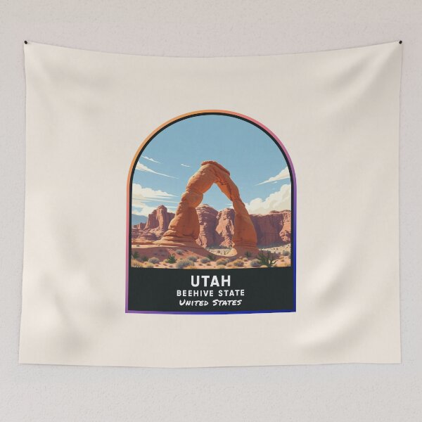 Artikelvorschau, Utah (UT), Bundesstaat der Vereinigten Staaten von Amerika entworfen und verkauft von PinkandP.
