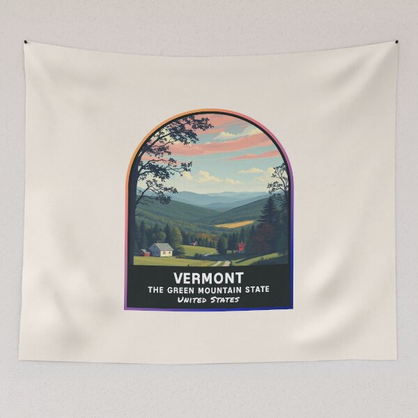 Item preview, Vermont (VT), State of the United States of America designed and sold by PinkandP.