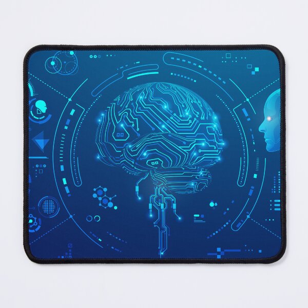 Item preview, robotics neurosurgery or machine learning, AI brain medical technology interface and artificial intelligence assistance designed and sold by NiamLab.