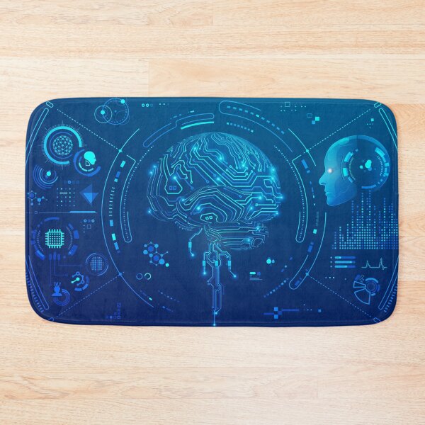 Item preview, robotics neurosurgery or machine learning, AI brain medical technology interface and artificial intelligence assistance designed and sold by NiamLab.