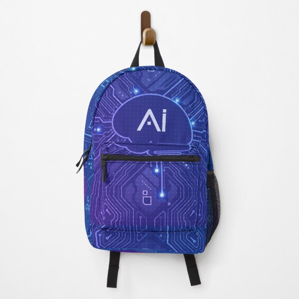 Item preview, nanotechnology artificial intelligence, electronic pattern AI brain motherboard CPU created as background or element decoration designed and sold by NiamLab.