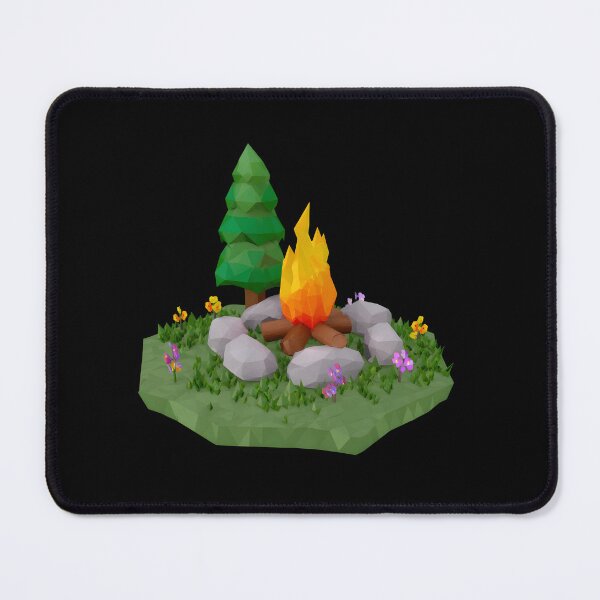 Item preview,  3d model, campfire, low polygon designed and sold by Vivienne Antoinette.