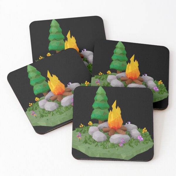 Item preview,  3d model, campfire, low polygon designed and sold by Vivienne Antoinette.
