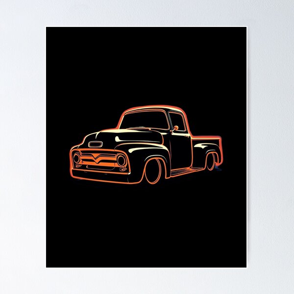 Item preview, Classic Car-Retro USA Vintage Truck designed and sold by Zerberus71.