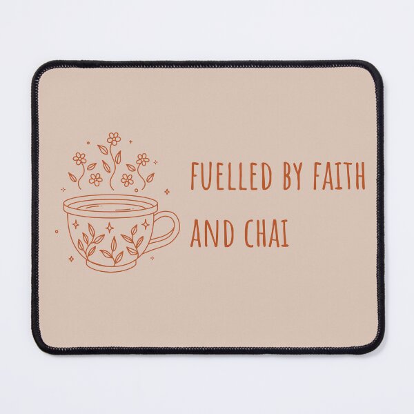 Item preview, Fuelled by Faith and Chai – Floral Tea Lover designed and sold by Sabr and Chai.