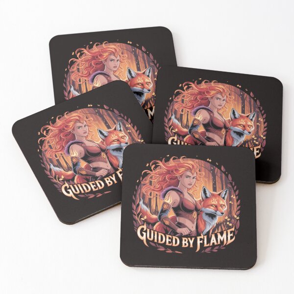 Item preview, Flame Huntress and Fox – Guided by Flame designed and sold by Slavicsoul.