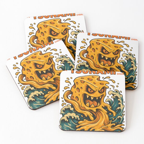 Item preview, Cheese Tsunami: Melted Mayhem Unleashed designed and sold by Snackwear Apparel.
