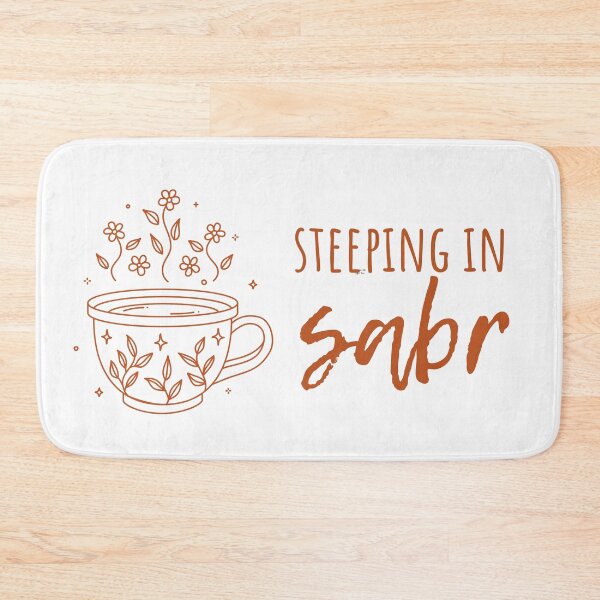 Item preview, Steeping in Sabr – Floral Islamic Patience designed and sold by Sabr and Chai.