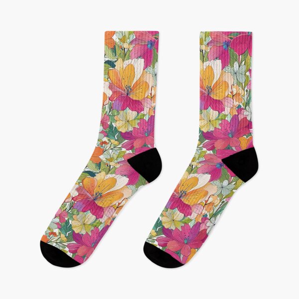 Artikelvorschau, Lebendige Blumenillustration entworfen und verkauft von CoolPixels.
