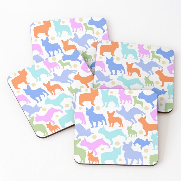 Item preview, French Bulldog in rainbow colours designed and sold by BritishDelights.