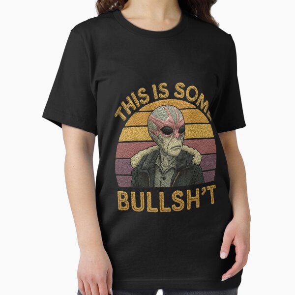 Item preview, This is some bullshit - Retro sunset funny saying Resident aliens  designed and sold by SkeletonsDanger.
