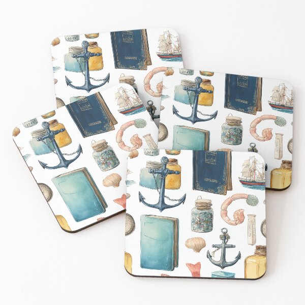 Item preview, Watercolor World of Sea, Travel and Discovery designed and sold by Piotrek0001.