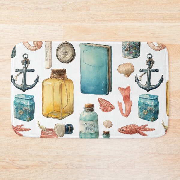 Item preview, Watercolor World of Sea, Travel and Discovery designed and sold by Piotrek0001.