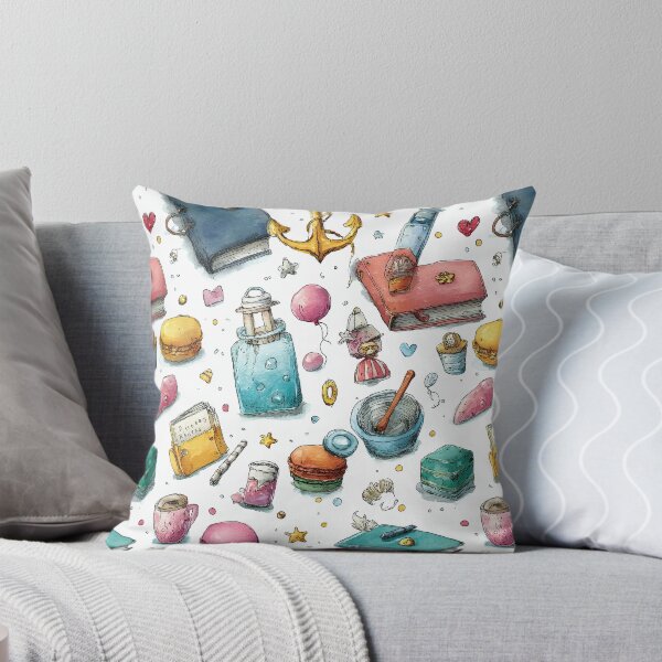 Item preview, Watercolor Journeys Across the Deep Blue Waters designed and sold by Piotrek0001.