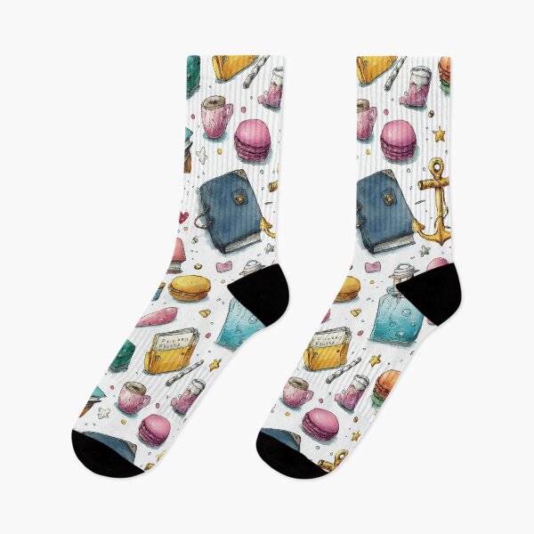 Item preview, Watercolor Journeys Across the Deep Blue Waters designed and sold by Piotrek0001.