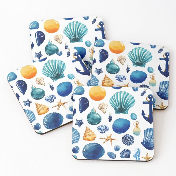 Item preview, Magic Bottles, Shells, and Ships at Sea designed and sold by Piotrek0001.