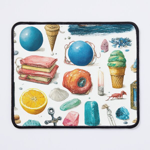 Item preview, Coastal Adventures Painted in Soft Ocean Hues designed and sold by Piotrek0001.
