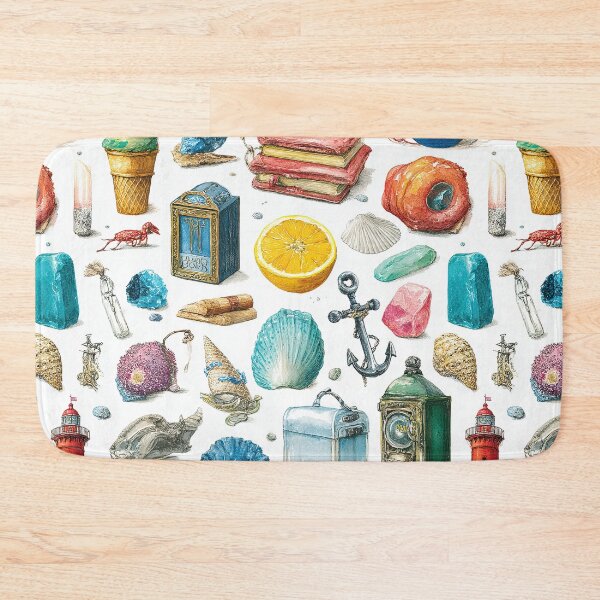 Item preview, Coastal Adventures Painted in Soft Ocean Hues designed and sold by Piotrek0001.