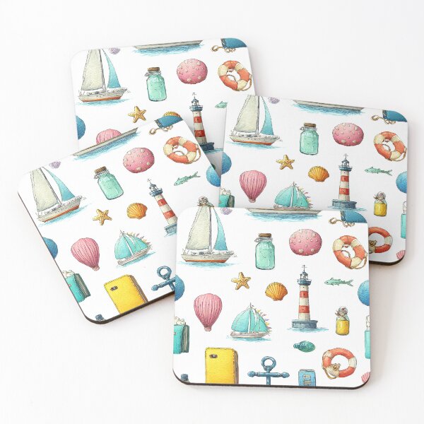 Item preview, Sailing Ships and Sea Creatures in Harmony designed and sold by Piotrek0001.