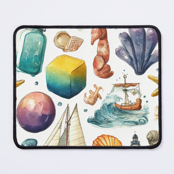 Item preview, Watercolor Oceans Filled with Adventure and Wonder designed and sold by Piotrek0001.