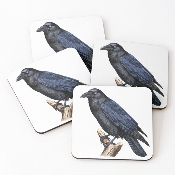 Item preview, A black raven bird. designed and sold by Joseph Hail.