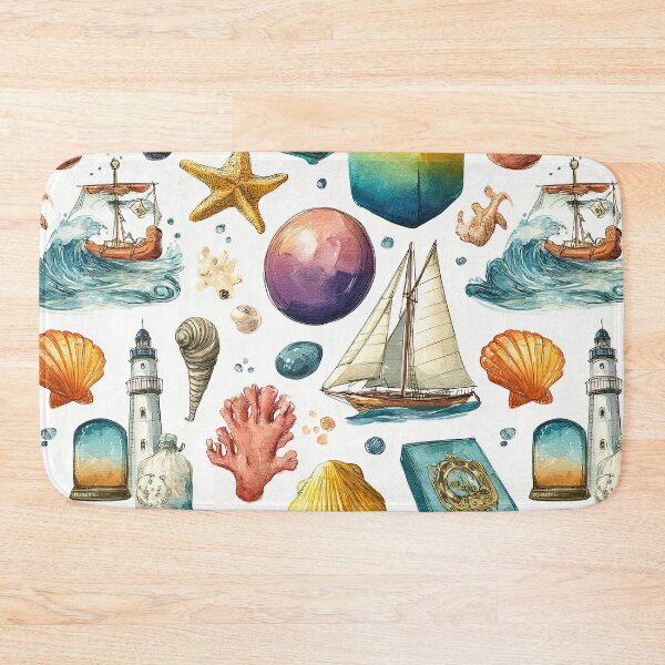 Item preview, Watercolor Oceans Filled with Adventure and Wonder designed and sold by Piotrek0001.