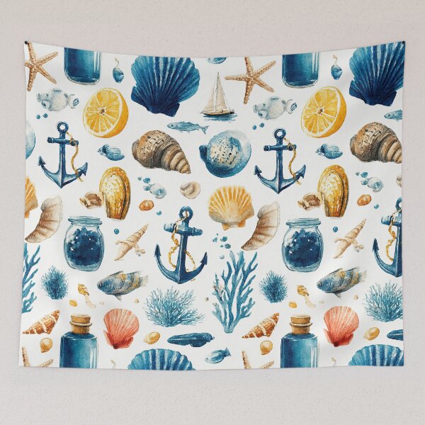 Item preview, A World of Waves, Anchors, and Secrets designed and sold by Piotrek0001.