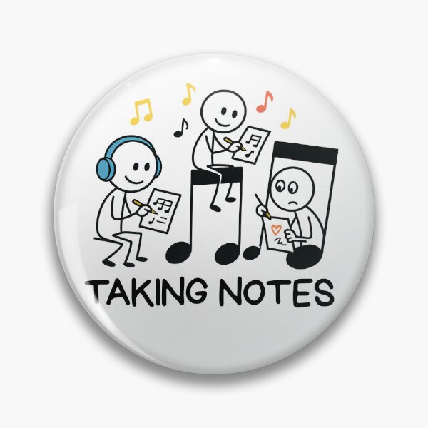 Item preview, Funny Taking Notes Music Lover designed and sold by Auchi_Verse.