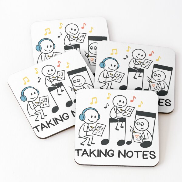 Item preview, Funny Taking Notes Music Lover designed and sold by Auchi_Verse.