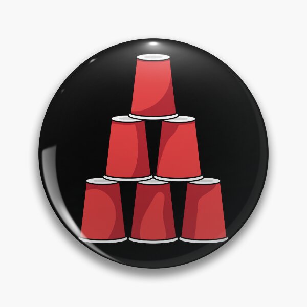 Item preview, Pyramid of Red Cups for Cup Stacking Sport designed and sold by TurtleDojo.